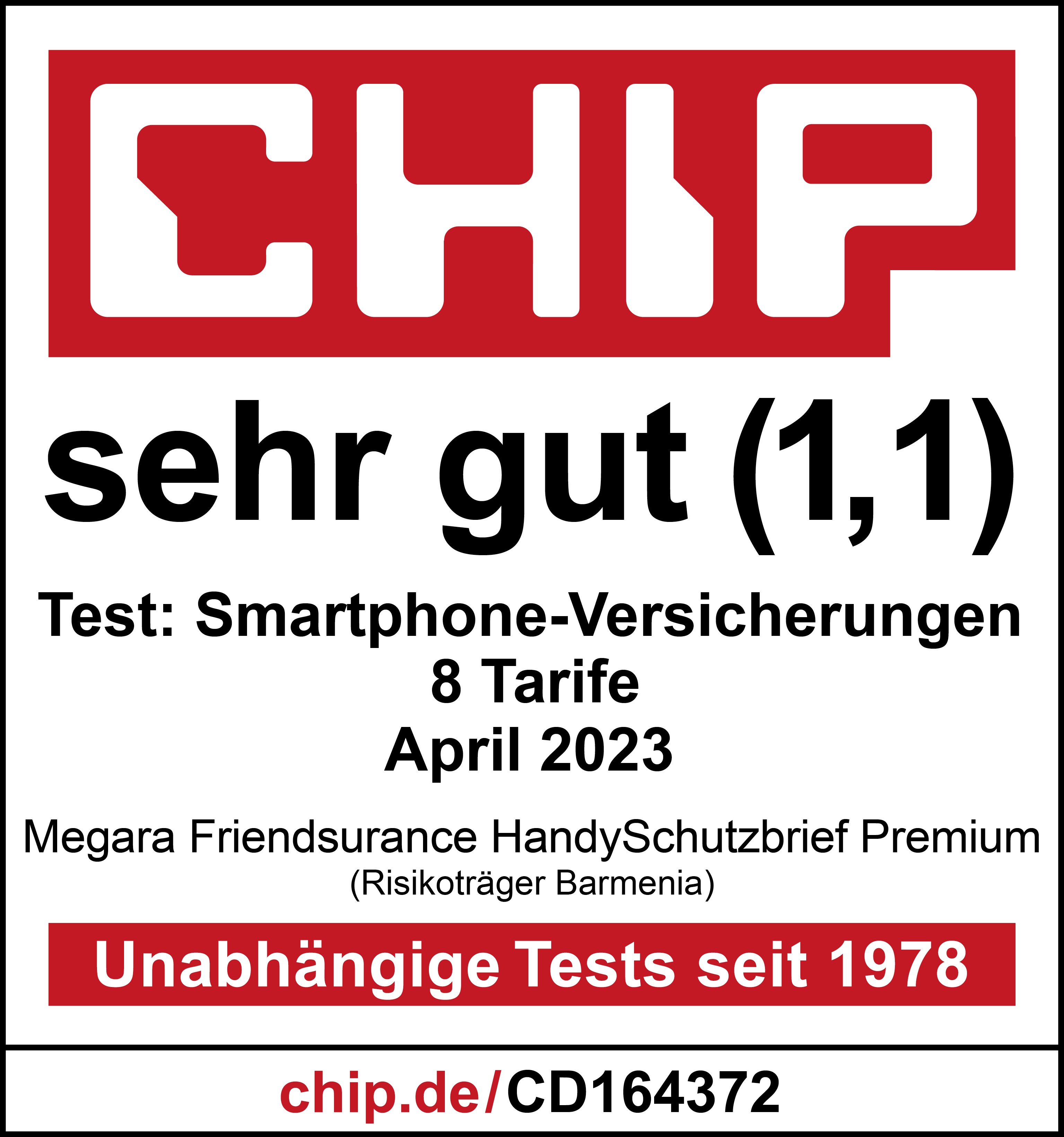 Chip Testnote: Sehr gut